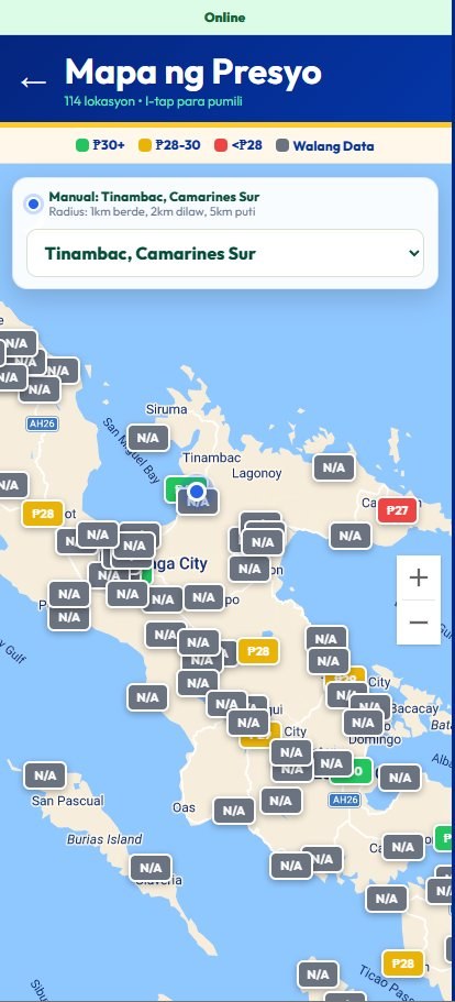 Mapa ng Presyo