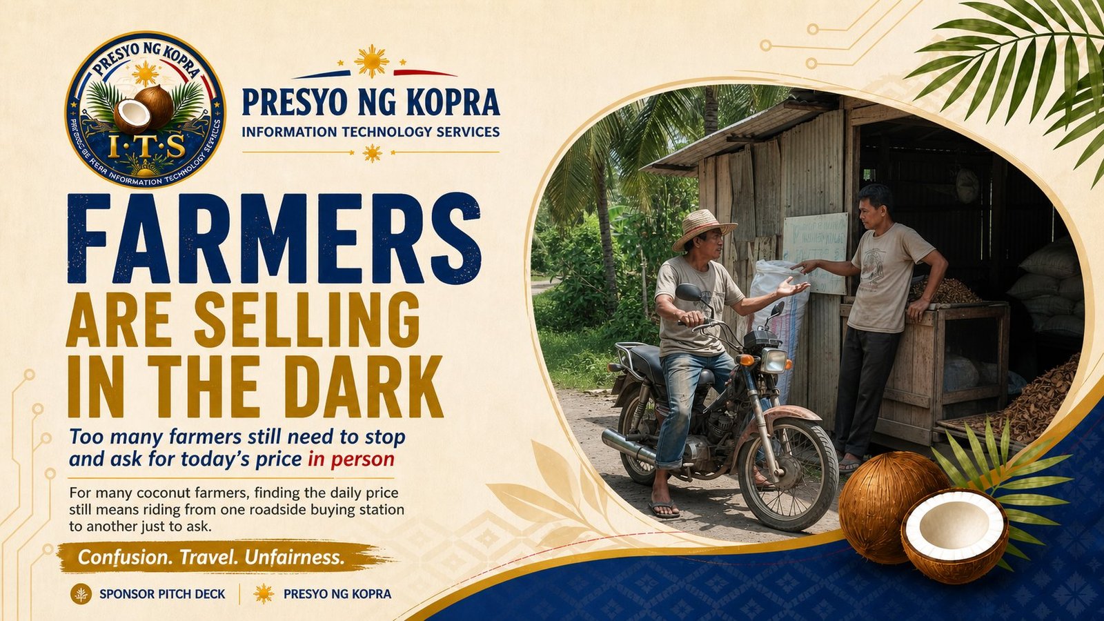 Farmers selling in the dark
